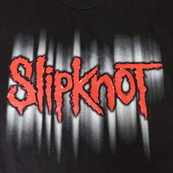 Vintage Slipknot Shirt Mens XL 2001 Metal Band Black Concert Tee T-Shirt - Picture 2 of 8
